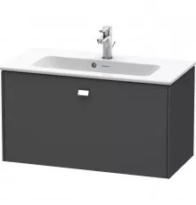 Тумба графит матовый 82 см Duravit Brioso BR401101049