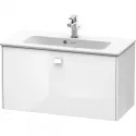 Тумба белый глянец 82 см Duravit Brioso BR401102222 Тумба белый глянец 82 см Duravit Brioso BR401102222