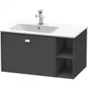 Тумба графит матовый 82 см Duravit Brioso BR401201049 Тумба графит матовый 82 см Duravit Brioso BR401201049