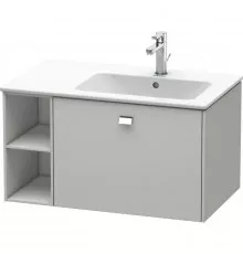 Тумба бетонно-серый матовый 82 см Duravit Brioso BR401401007