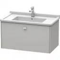 Тумба бетонно-серый матовый 82 см Duravit Brioso BR404200707