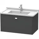 Тумба графит матовый 82 см Duravit Brioso BR404201049 Тумба графит матовый 82 см Duravit Brioso BR404201049