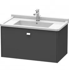 Тумба графит матовый 82 см Duravit Brioso BR404201049