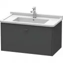 Тумба графит матовый 82 см Duravit Brioso BR404204949 Тумба графит матовый 82 см Duravit Brioso BR404204949