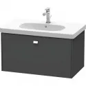 Тумба графит матовый 82 см Duravit Brioso BR404601049 Тумба графит матовый 82 см Duravit Brioso BR404601049