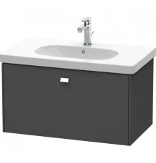 Тумба графит матовый 82 см Duravit Brioso BR404601049