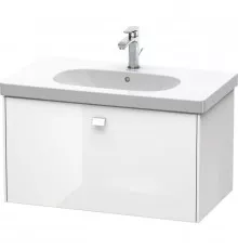 Тумба белый глянец 82 см Duravit Brioso BR404602222