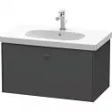 Тумба графит матовый 82 см Duravit Brioso BR404604949 Тумба графит матовый 82 см Duravit Brioso BR404604949
