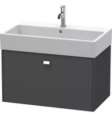 Тумба графит матовый 78,4 см Duravit Brioso BR405501049