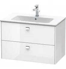 Тумба белый глянец 82 см Duravit Brioso BR410201022