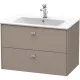 Заказать Тумба базальт матовый 82 см Duravit Brioso BR410204343 в магазине сантехники Santeh-Crystal.ru