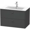 Тумба графит матовый 82 см Duravit Brioso BR410204949 Тумба графит матовый 82 см Duravit Brioso BR410204949
