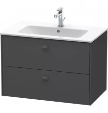Тумба графит матовый 82 см Duravit Brioso BR410204949