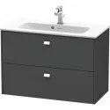 Тумба графит матовый 82 см Duravit Brioso BR411101049 Тумба графит матовый 82 см Duravit Brioso BR411101049