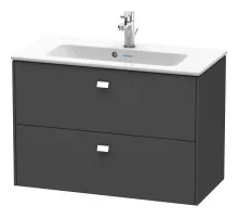 Тумба графит матовый 82 см Duravit Brioso BR411101049