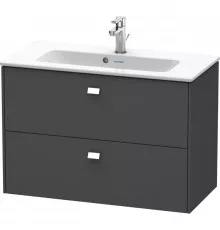 Тумба графит матовый 82 см Duravit Brioso BR411101049
