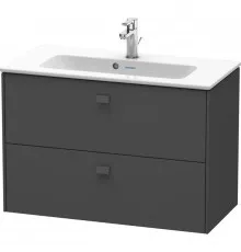 Тумба графит матовый 82 см Duravit Brioso BR411104949