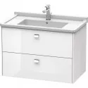 Тумба белый глянец 82 см Duravit Brioso BR414201022 Тумба белый глянец 82 см Duravit Brioso BR414201022