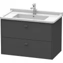 Тумба графит матовый 82 см Duravit Brioso BR414204949 Тумба графит матовый 82 см Duravit Brioso BR414204949