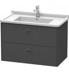 Тумба графит матовый 82 см Duravit Brioso BR414204949