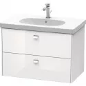 Тумба белый глянец 82 см Duravit Brioso BR414601022 Тумба белый глянец 82 см Duravit Brioso BR414601022