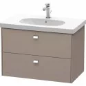 Тумба базальт матовый 82 см Duravit Brioso BR414601043 Тумба базальт матовый 82 см Duravit Brioso BR414601043