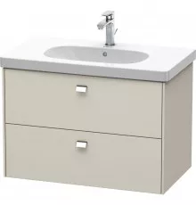 Тумба тауп матовый 82 см Duravit Brioso BR414601091