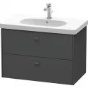Тумба графит матовый 82 см Duravit Brioso BR414604949 Тумба графит матовый 82 см Duravit Brioso BR414604949
