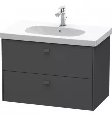 Тумба графит матовый 82 см Duravit Brioso BR414604949