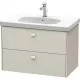 Купить Тумба тауп матовый 82 см Duravit Brioso BR414609191 в магазине сантехники Santeh-Crystal.ru