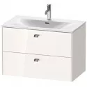 Тумба белый глянец 82 см Duravit Brioso BR431201022 Тумба белый глянец 82 см Duravit Brioso BR431201022