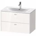 Тумба белый глянец 82 см Duravit Brioso BR431202222 Тумба белый глянец 82 см Duravit Brioso BR431202222