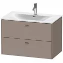 Тумба базальт матовый 82 см Duravit Brioso BR431204343 Тумба базальт матовый 82 см Duravit Brioso BR431204343