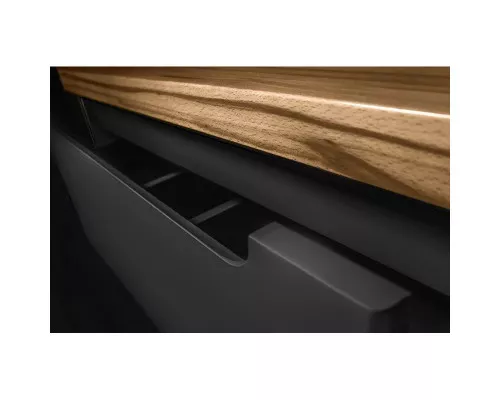 Заказать Тумба серый матовый 80 см Jorno Wood Wood.01.80/P/GR + Wood.06.80/LW в магазине сантехники Santeh-Crystal.ru