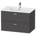 Тумба графит матовый 80 см Duravit XBase XB612104949 Тумба графит матовый 80 см Duravit XBase XB612104949
