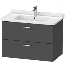 Тумба графит матовый 80 см Duravit XBase XB618604949