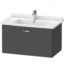 Тумба графит матовый 80 см Duravit XBase XB603604949