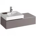 Тумба платина глянец 89 см Geberit iCon 840492000