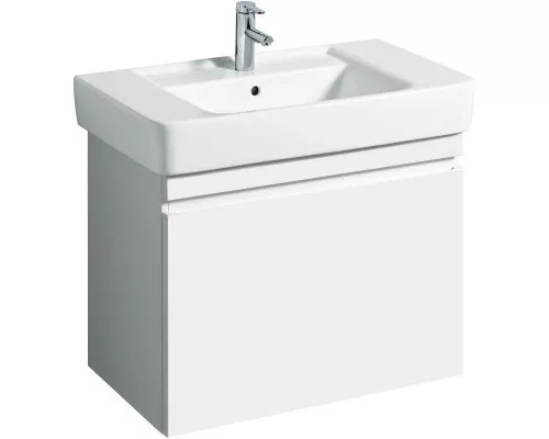 Приобрести Тумба белый глянец 77,6 см Geberit Renova Plan 869850000 в магазине сантехники Santeh-Crystal.ru