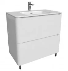 Тумба с раковиной белый глянец 82 см IDDIS Edifice EDI80WFi95K