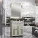 Заказать Тумба с раковиной слоновая кость 76 см с решеткой Opadiris Тибет в магазине сантехники Santeh-Crystal.ru