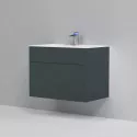 Тумба с раковиной графит матовый 80,8 см Am.Pm Inspire 2.0 M50AFHX0803GM + M50AWPX0801WG Тумба с раковиной графит матовый 80,8 см Am.Pm Inspire 2.0 M50AFHX0803GM + M50AWPX0801WG