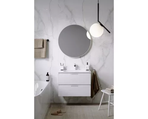 Приобрести Комплект мебели белый глянец 75,5 см Aqwella 5 Stars Accent ACC0175W + Mal.75.04.D + RM0208W в магазине сантехники Santeh-Crystal.ru