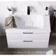 Приобрести Комплект мебели белый глянец 75,5 см Aqwella 5 Stars Accent ACC0175W + Mal.75.04.D + RM0208W в магазине сантехники Santeh-Crystal.ru