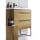 Заказать Комплект мебели дуб балтийский 81 см Aqwella 5 Stars Fargo FRG0108DB + 4640021064733 + RM0208BLK в магазине сантехники Santeh-Crystal.ru