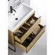 Заказать Комплект мебели дуб балтийский 81 см Aqwella 5 Stars Fargo FRG0108DB + 4640021064733 + RM0208BLK в магазине сантехники Santeh-Crystal.ru