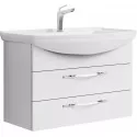 Тумба с раковиной белый глянец 87 см Aqwella Allegro Agr.01.08/2 + 4620008197357 Тумба с раковиной белый глянец 87 см Aqwella Allegro Agr.01.08/2 + 4620008197357
