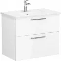 Тумба с раковиной белый глянец 80 см VitrA Root 66306
