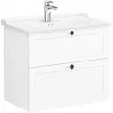Тумба с раковиной белый матовый 80,5 см Vitra Root Classic 68869
