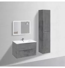 Комплект мебели бетон 81,5 см Vincea Mia VMC-2MC800BT + VBS-13980 + VLM-3VN800